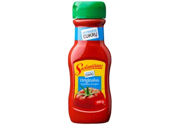 Originalus SUSLAVIČIAUS pomidorų kečupas be pridėtinio, 480 g