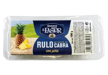Ožkų pieno sūris su ananasais EL PASTOR, 58 % rieb. s. m, 100 g