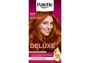 PALETTE DELUXE plaukų dažai 7-77 (562) ryškus spindintis varis