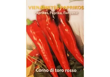 Paprika "Corno di toro rosso" - 1,2