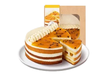 Pasiflorų tortas su sūdyta karamele, 1 kg