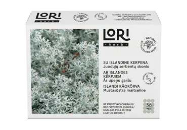 Pastilės LORI HERB, juodųjų serbentų skonio, 36 vnt., 36 vnt.