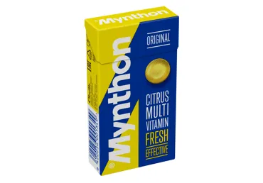 Pastilės MYNTHON, citrinų skonio, 34 g