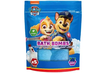 Vannas bumbas PAW PATROL melleņu 5gb.x50g