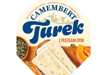 Pel. sūris su skrud. moliūgų sėklomis TUREK CAMEMBERT, 60 %, 120 g