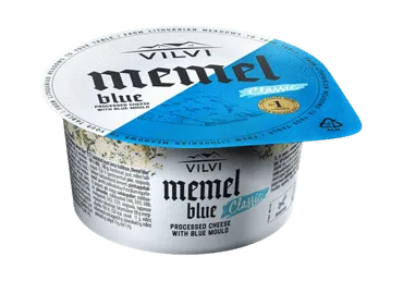 Pelėsinis lydytas sūris MEMEL BLUE, 40 % rieb. s. m., 140 g