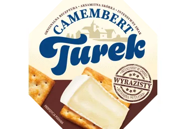 Pelėsinis sūris TUREK CAMEMBERT, intensyvaus sk., 60 % rieb., 120 g