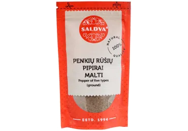 Penkių rūšių pipirų mišinys SALDVA, 25 g