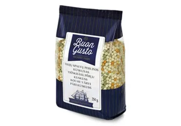 Perlinis kuskusas BUON GUSTO (trijų spalvų), 250 g