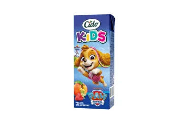 Sulas dzēriens CIDO PawPatrol persiku-zemeņu 0,2L