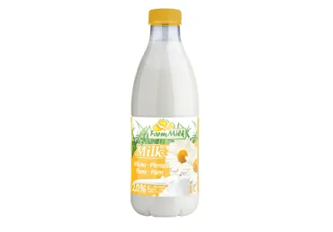 Pienas FARM MILK, 2 % rieb., 1 l