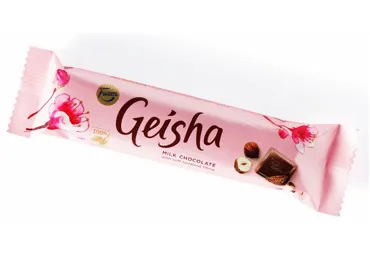 Pieninio šokolado batonėlis GEISHA FAZER, 37 g