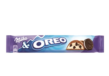 Pieninio šokolado batonėlis MILKA su vanilės skonio įdaru, 37 g