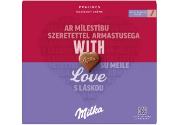 Konfekšu kārba I Love MILKA 110g