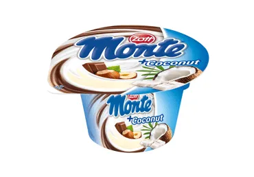 Pieninis desertas su kokosais ZOTT MONTE, 11,6 % rieb., 150 g