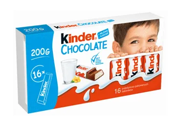 Pieninis šokoladas KINDER, 200 g
