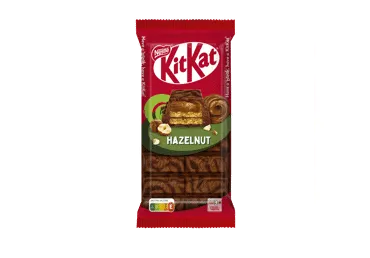 Pieninis šokoladas KIT KAT su lazdynų riešutų kremo įdaru, 99 g