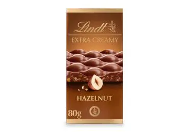 Piena šokolāde ar lazdu riekstiem Creamy LINDT 80g