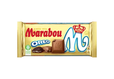 Pieninis šokoladas MARABOU su sausainių OREO gabalėliais, 220 g