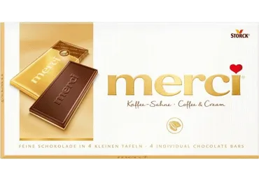 Šokolāde MERCI Coffee&Cream 100g 