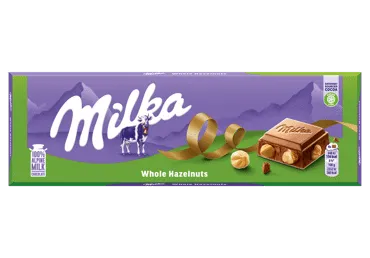 Šokolāde MILKA Wholenuts 250g