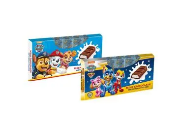 Pieninis šokoladas PAW PATROL su įdaru, 100 g