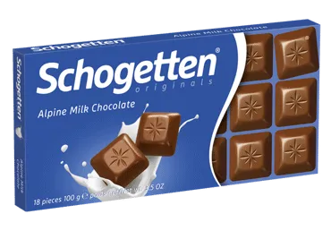 Pieninis šokoladas SCHOGETTEN, 100 g