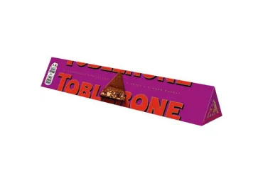Pieninis šokoladas TOBLERONE su razinomis ir migdolų nuga, 100 g
