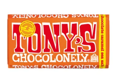 Piena šokolāde 32% Caramel&Salt TONY'S 180g