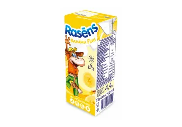 Pieno gėrimas RASĒNS, bananų skonio, 1,5 % rieb., 200 ml