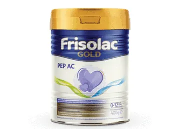 Pieno mišinys FRISOLAC GOLD PEP AC alerg. kūdik.(0-12 mėn.), 400 g