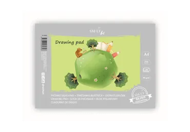 Piešimo sąsiuvinis SMLT, A4, 20 lapų, 1 vnt.