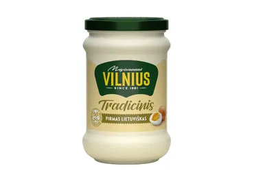 PIRMAS LIETUVIŠKAS majonezas VILNIUS, 35 % rieb., 250 ml
