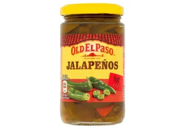 Pjaustytos aitriosios Chalapos paprikos OLD EL PASO, 215 g