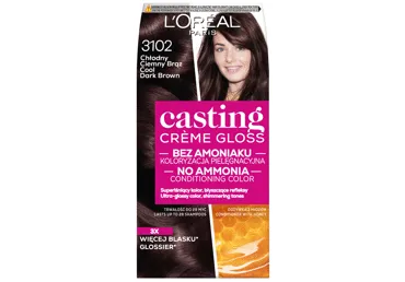 Plaukų dažai L'OREAL CASTING CREME GLOSS, Nr. 3102, 1 vnt.
