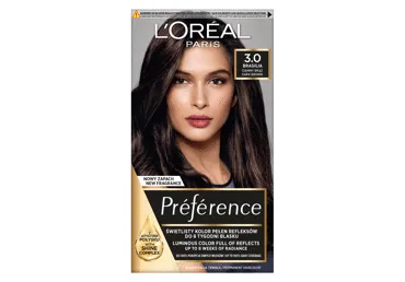 Plaukų dažai L'OREAL PREFERENCE BRASILIA 3B, 1 vnt.