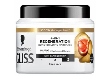 Plaukų kaukė GLISS 4IN1 REGENERATION, 400 ml