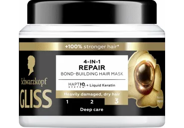 Plaukų kaukė GLISS 4IN1 Repair, 400 ml