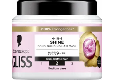 Plaukų kaukė GLISS 4IN1 Shine, 400 ml