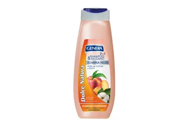 Plaukų šampūnas GENERA su persikų ekstraktu, 500 ml