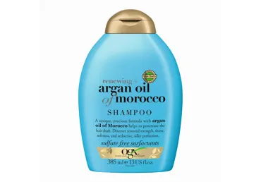 Plaukų šampūnas OGX su argano aliejumi, 385 ml