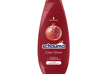 Plaukų šampūnas SCHAUMA COLOR SHINE su granatais, 400 ml