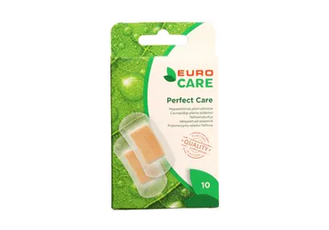 Pleistrų rinkinys EUROCARE PERFECT CARE, 10 vnt., 10 vnt.