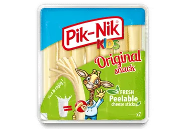 Plėš. sūrio lazdelės PIK-NIK KIDS ORIGINAL, 40 % rieb. s. m., 140 g