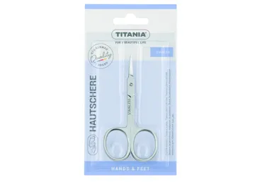 Plieninės nagų odelių žirklutės INOX TITANIA, 1 vnt.