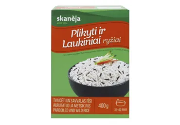 Plikytų ir laukinių ryžių mišinys SKANĖJA, 400 g