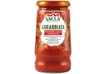 Pomidorų ir aitriųjų paprikų padažas SACLA ARRABBIATA, 350 g