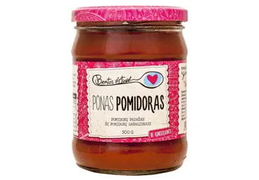 Pomidorų padažas BEATOS VIRTUVĖ PONAS POMIDORAS, 500 g
