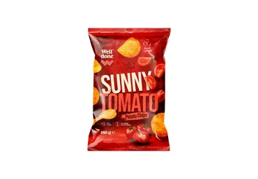 Pomidorų skonio bulvių traškučiai WELL DONE, 180 g