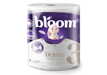 Pop. rankšluosčiai BLOOM DELUXE, 1 rit., 3 sluoksn.,340 lap., 1 vnt.